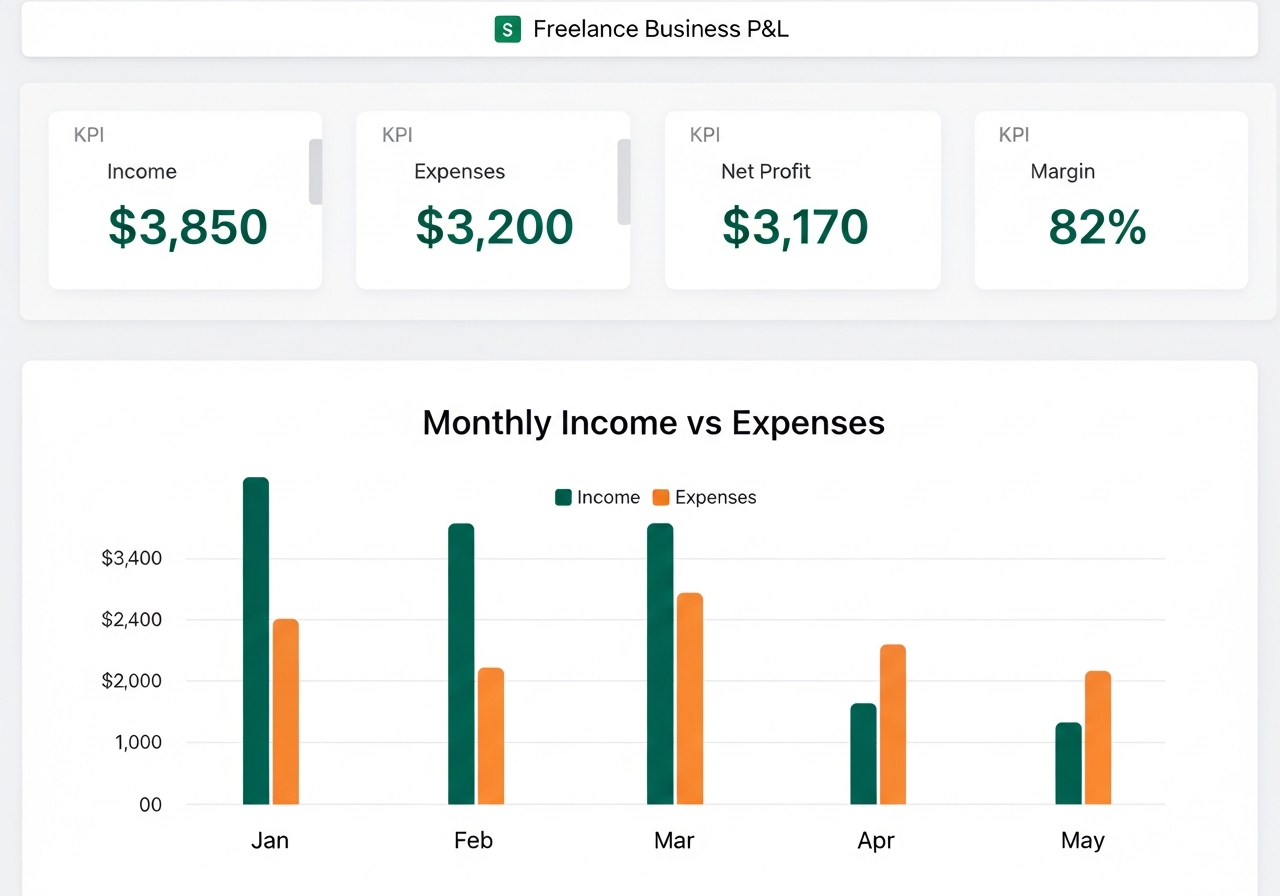 Freelance & Small Business P&L