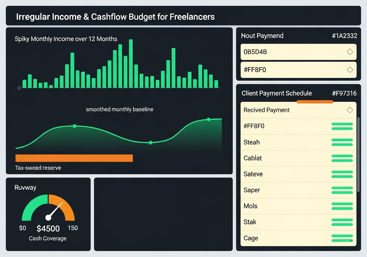 Irregular Income & Cashflow Budget