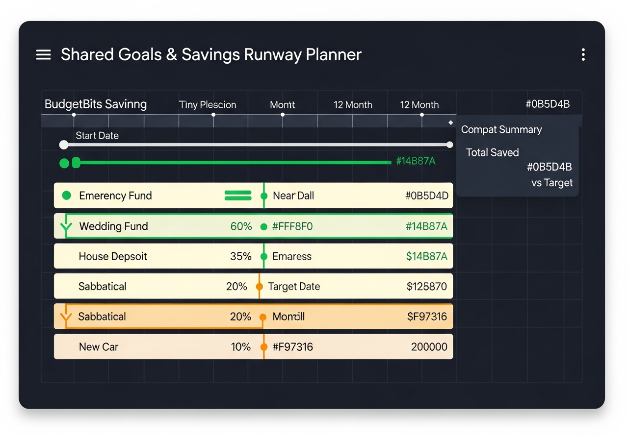 Shared Goals & Savings Runway Planner